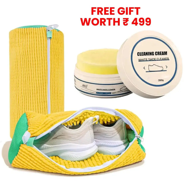 Shoe Washing Machine Bag – Durable Zip Laundry Bag for Cleaning Sneakers, Trainers & Footwear